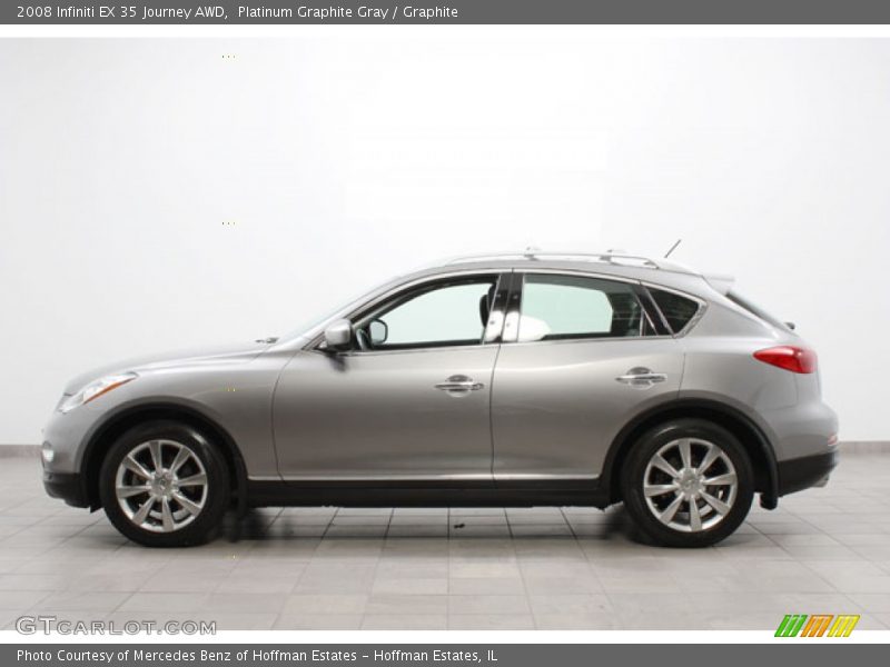 Platinum Graphite Gray / Graphite 2008 Infiniti EX 35 Journey AWD