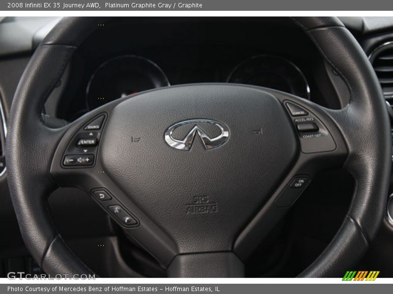 Platinum Graphite Gray / Graphite 2008 Infiniti EX 35 Journey AWD