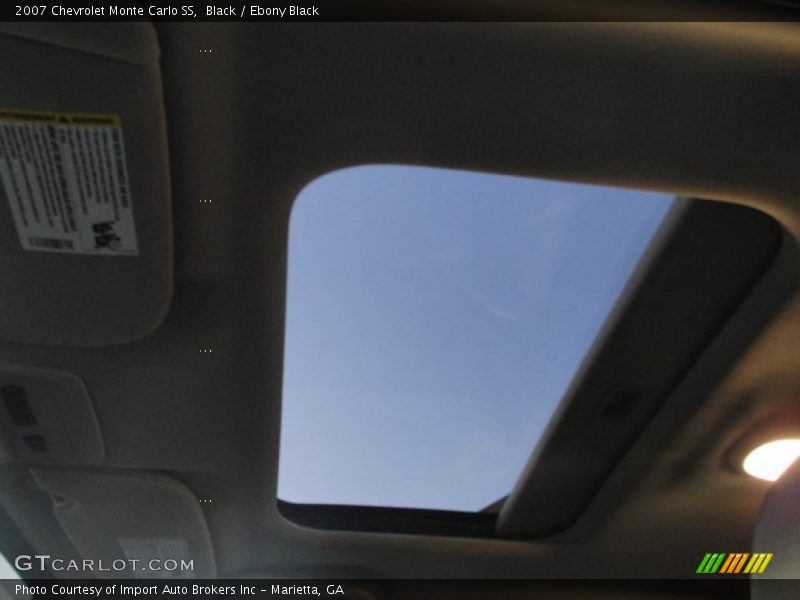 Black / Ebony Black 2007 Chevrolet Monte Carlo SS