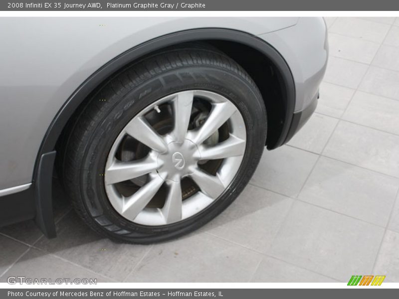 Platinum Graphite Gray / Graphite 2008 Infiniti EX 35 Journey AWD