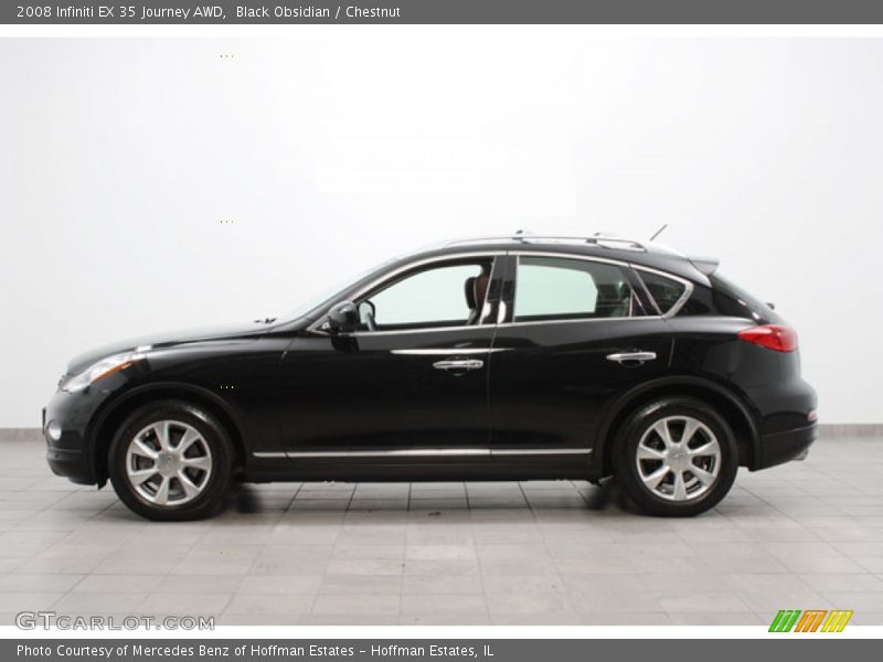 Black Obsidian / Chestnut 2008 Infiniti EX 35 Journey AWD