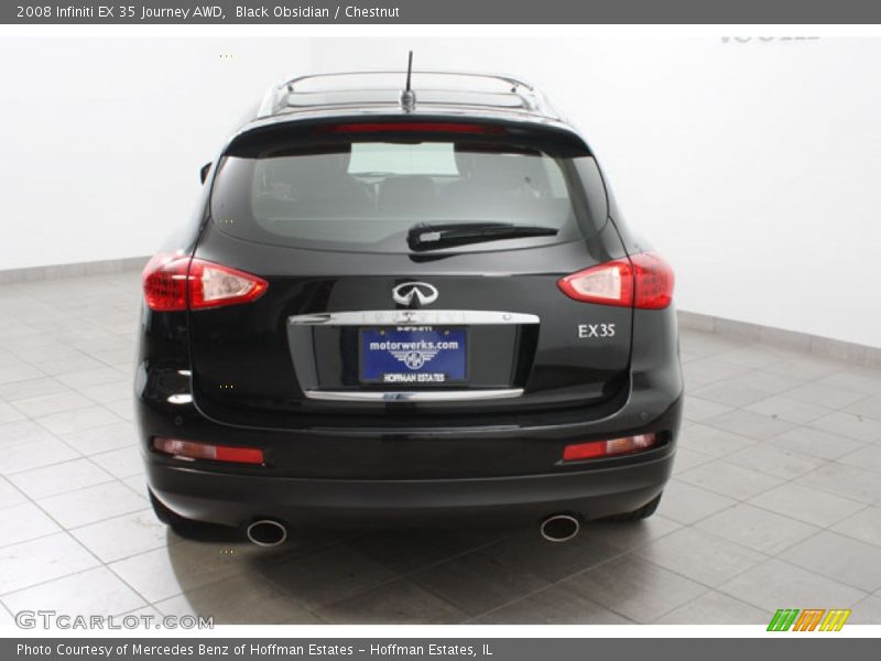 Black Obsidian / Chestnut 2008 Infiniti EX 35 Journey AWD