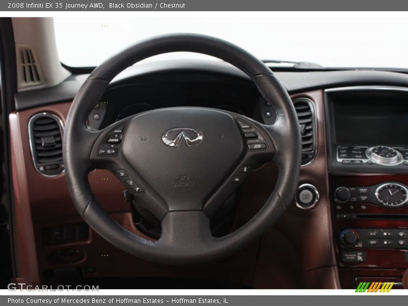 Black Obsidian / Chestnut 2008 Infiniti EX 35 Journey AWD