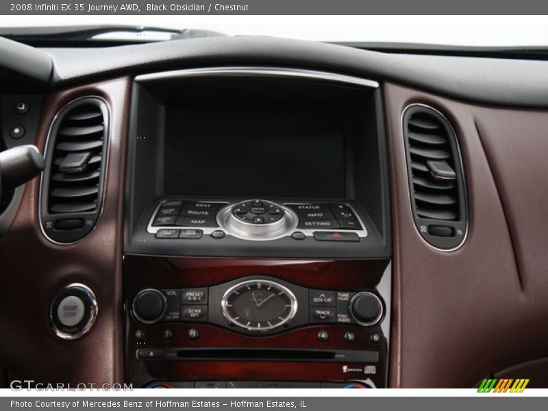 Black Obsidian / Chestnut 2008 Infiniti EX 35 Journey AWD
