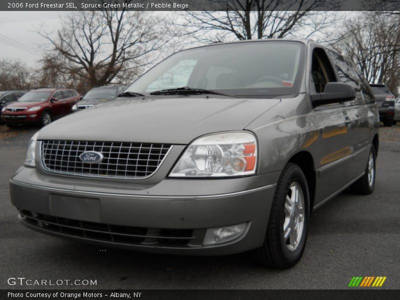 Spruce Green Metallic / Pebble Beige 2006 Ford Freestar SEL