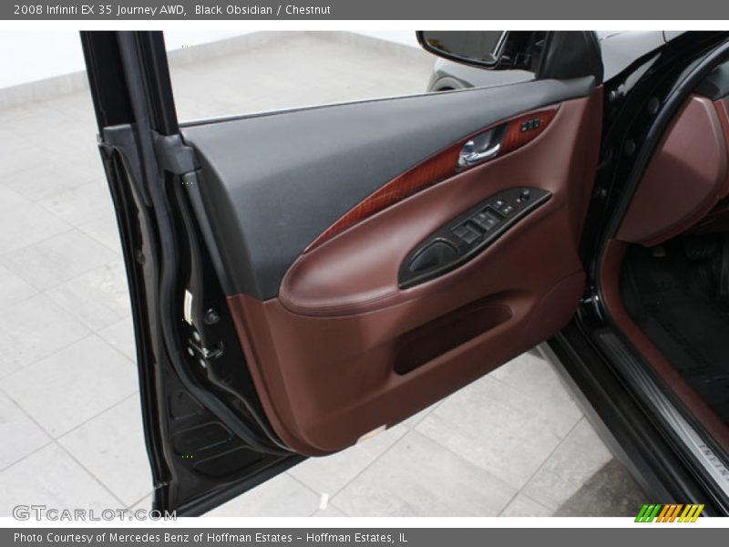 Black Obsidian / Chestnut 2008 Infiniti EX 35 Journey AWD