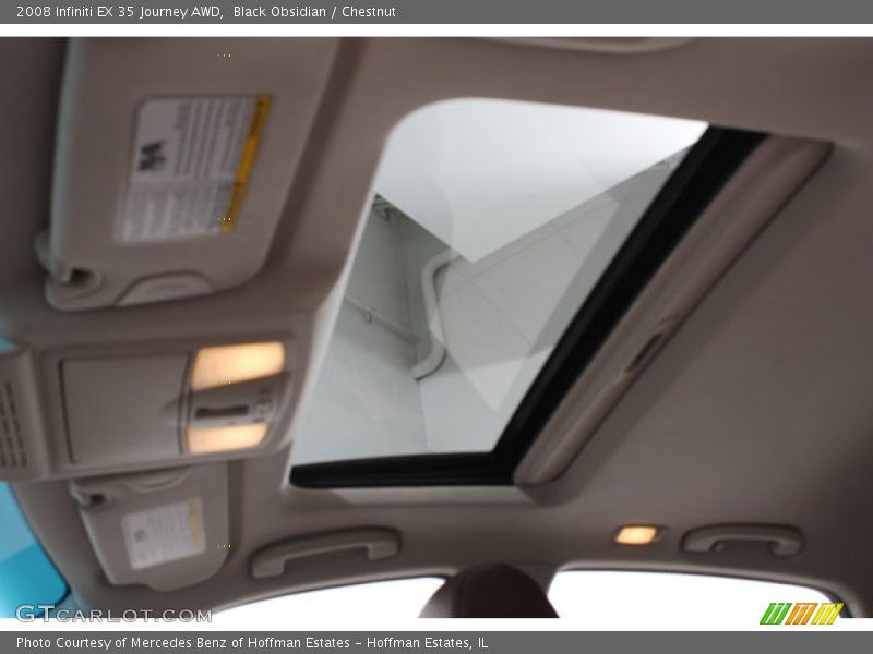 Black Obsidian / Chestnut 2008 Infiniti EX 35 Journey AWD