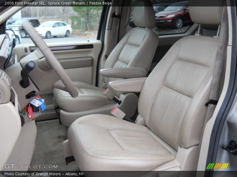 Spruce Green Metallic / Pebble Beige 2006 Ford Freestar SEL
