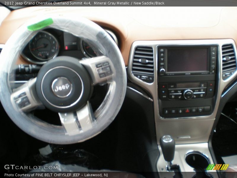 Mineral Gray Metallic / New Saddle/Black 2012 Jeep Grand Cherokee Overland Summit 4x4