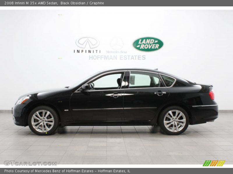 Black Obsidian / Graphite 2008 Infiniti M 35x AWD Sedan