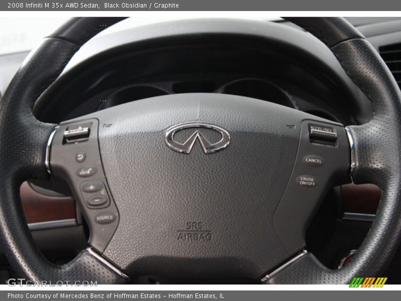 Black Obsidian / Graphite 2008 Infiniti M 35x AWD Sedan