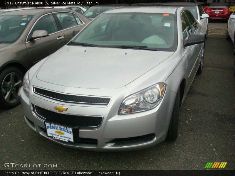 Silver Ice Metallic / Titanium 2012 Chevrolet Malibu LS