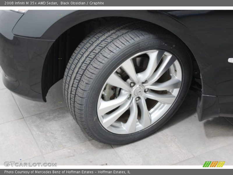 Black Obsidian / Graphite 2008 Infiniti M 35x AWD Sedan