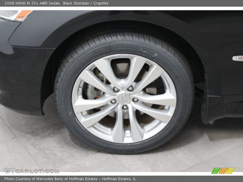 Black Obsidian / Graphite 2008 Infiniti M 35x AWD Sedan