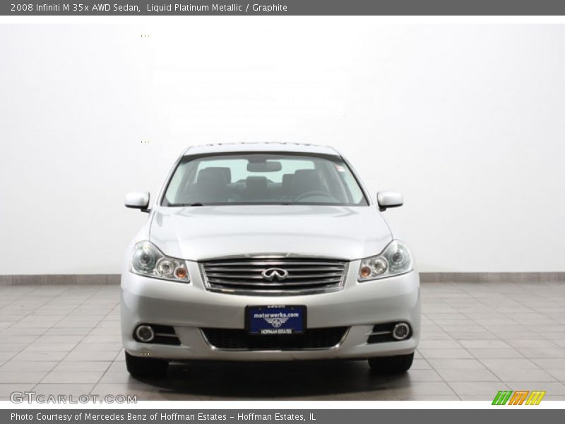 Liquid Platinum Metallic / Graphite 2008 Infiniti M 35x AWD Sedan