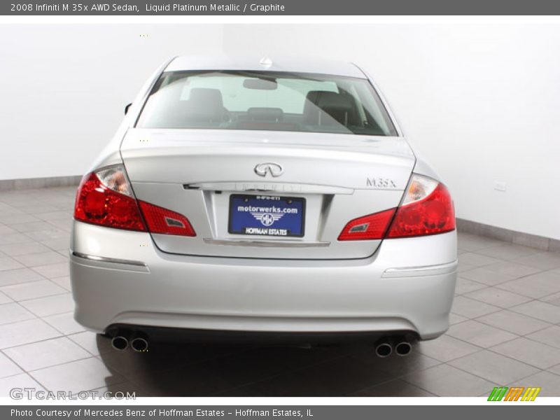 Liquid Platinum Metallic / Graphite 2008 Infiniti M 35x AWD Sedan