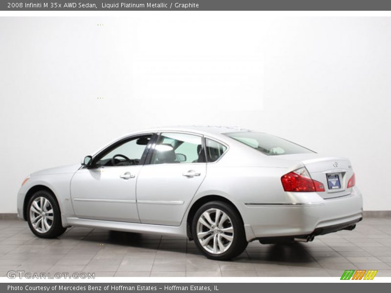 Liquid Platinum Metallic / Graphite 2008 Infiniti M 35x AWD Sedan