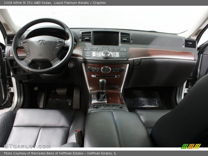 Liquid Platinum Metallic / Graphite 2008 Infiniti M 35x AWD Sedan