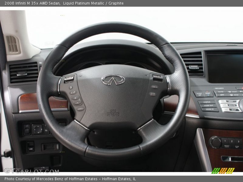 Liquid Platinum Metallic / Graphite 2008 Infiniti M 35x AWD Sedan