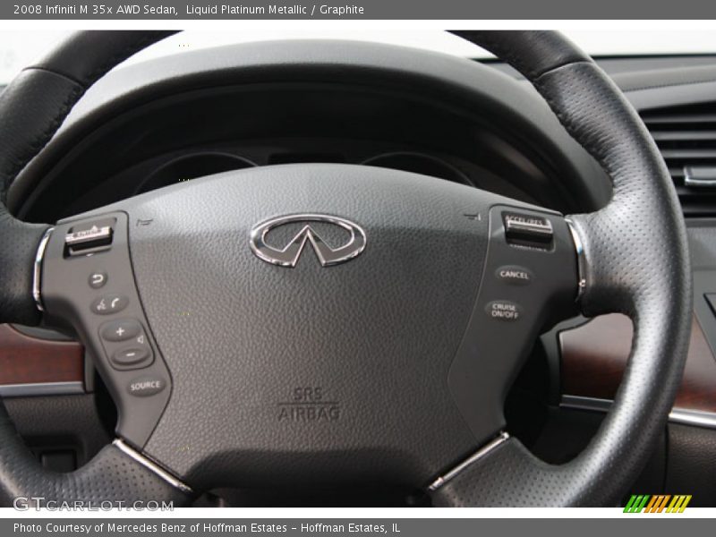 Liquid Platinum Metallic / Graphite 2008 Infiniti M 35x AWD Sedan