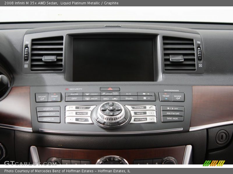 Liquid Platinum Metallic / Graphite 2008 Infiniti M 35x AWD Sedan