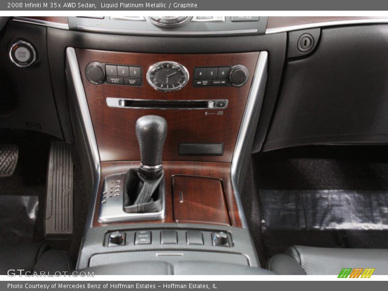 Liquid Platinum Metallic / Graphite 2008 Infiniti M 35x AWD Sedan