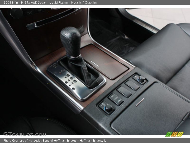 Liquid Platinum Metallic / Graphite 2008 Infiniti M 35x AWD Sedan