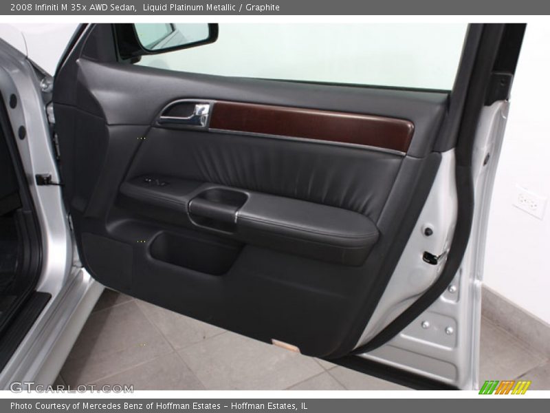 Liquid Platinum Metallic / Graphite 2008 Infiniti M 35x AWD Sedan