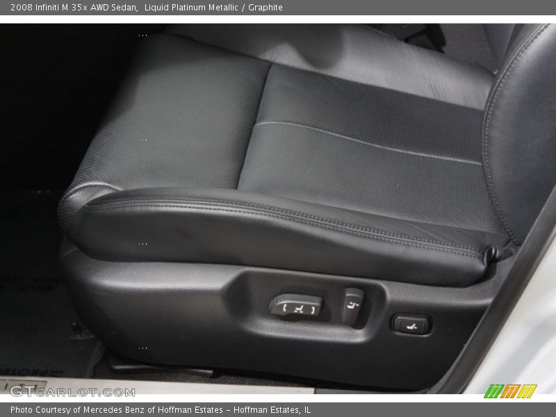Liquid Platinum Metallic / Graphite 2008 Infiniti M 35x AWD Sedan