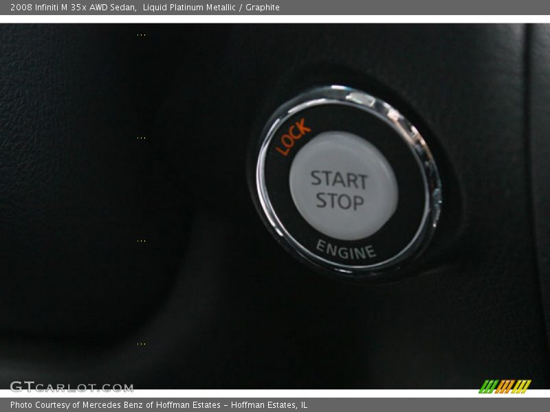 Liquid Platinum Metallic / Graphite 2008 Infiniti M 35x AWD Sedan