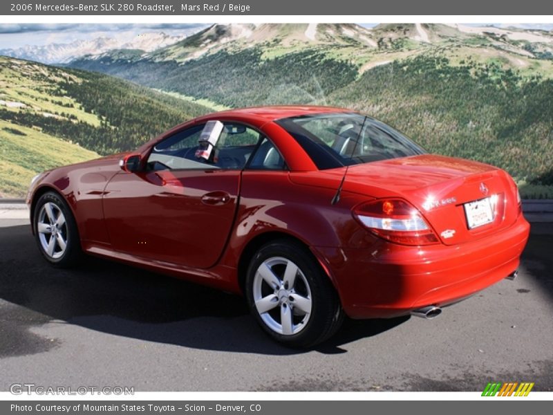 Mars Red / Beige 2006 Mercedes-Benz SLK 280 Roadster