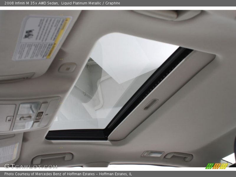 Liquid Platinum Metallic / Graphite 2008 Infiniti M 35x AWD Sedan