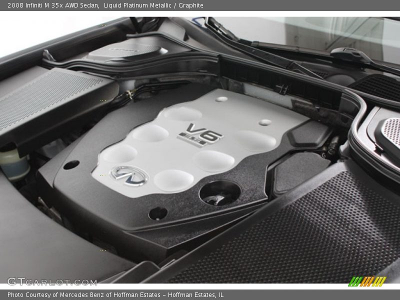 Liquid Platinum Metallic / Graphite 2008 Infiniti M 35x AWD Sedan