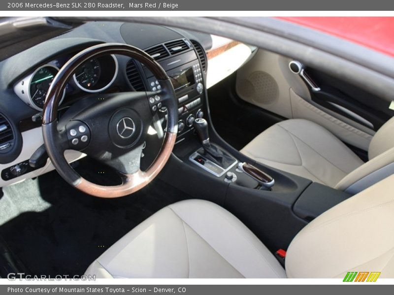 Mars Red / Beige 2006 Mercedes-Benz SLK 280 Roadster