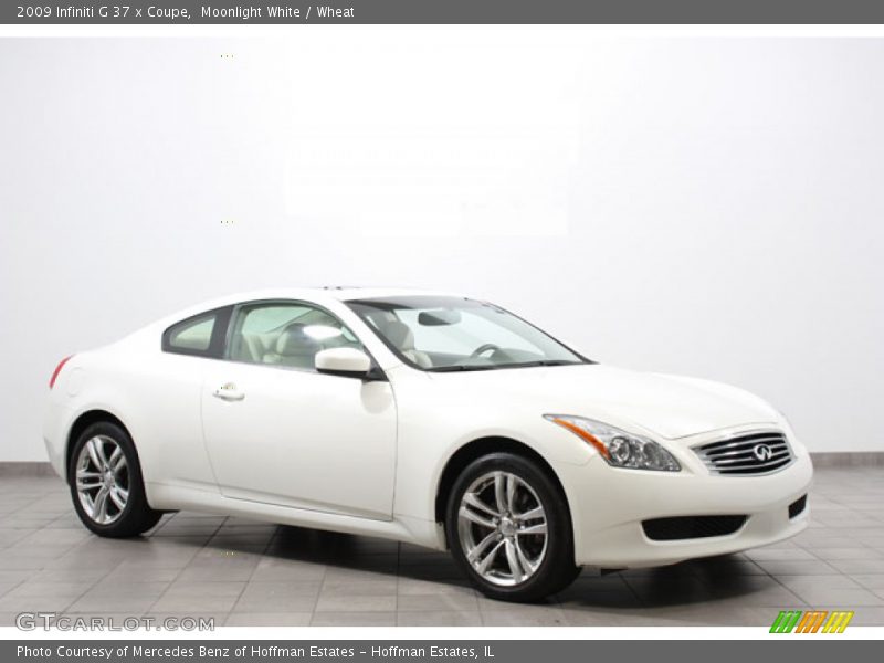 Moonlight White / Wheat 2009 Infiniti G 37 x Coupe