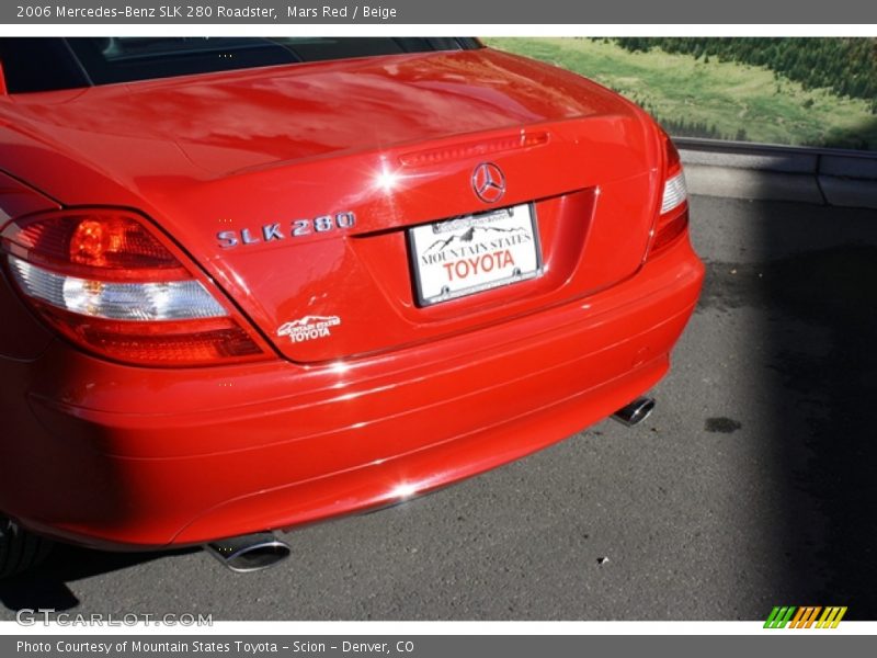 Mars Red / Beige 2006 Mercedes-Benz SLK 280 Roadster
