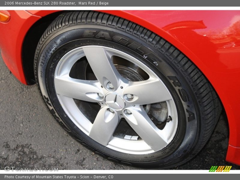 Mars Red / Beige 2006 Mercedes-Benz SLK 280 Roadster