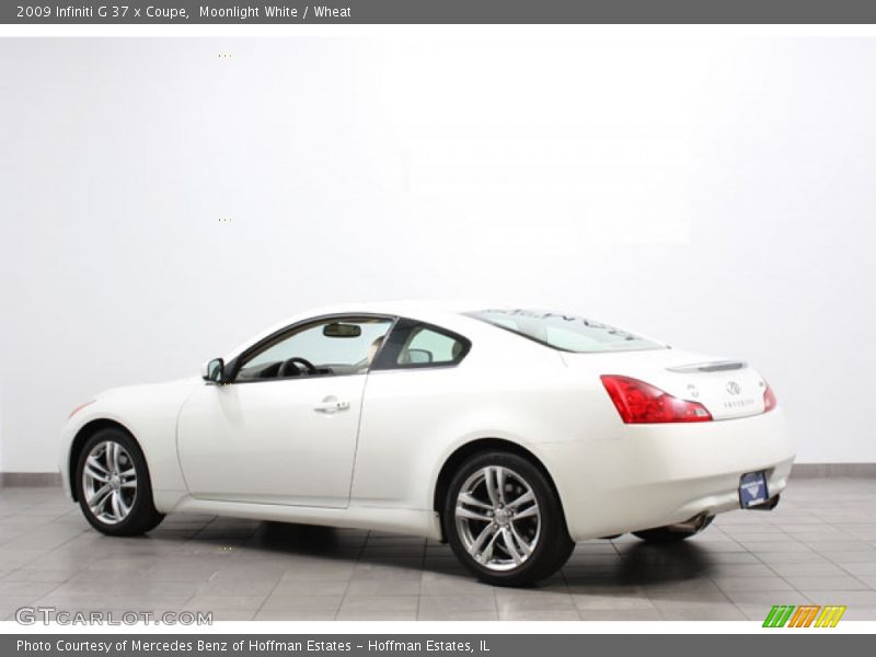 Moonlight White / Wheat 2009 Infiniti G 37 x Coupe