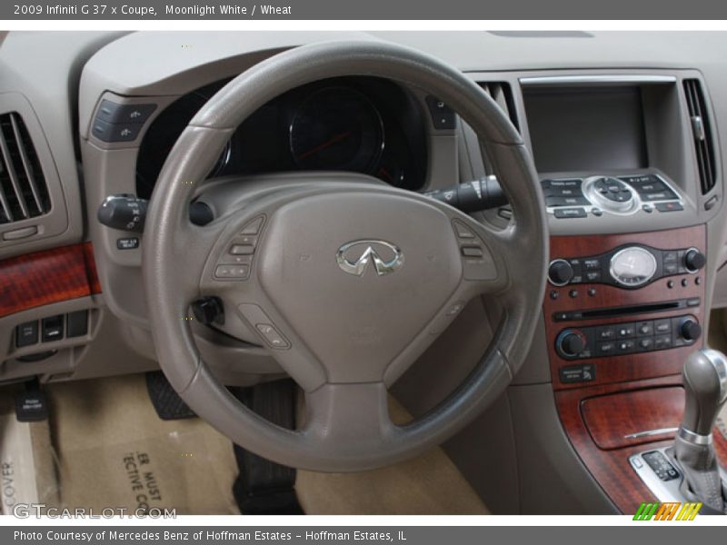 Moonlight White / Wheat 2009 Infiniti G 37 x Coupe