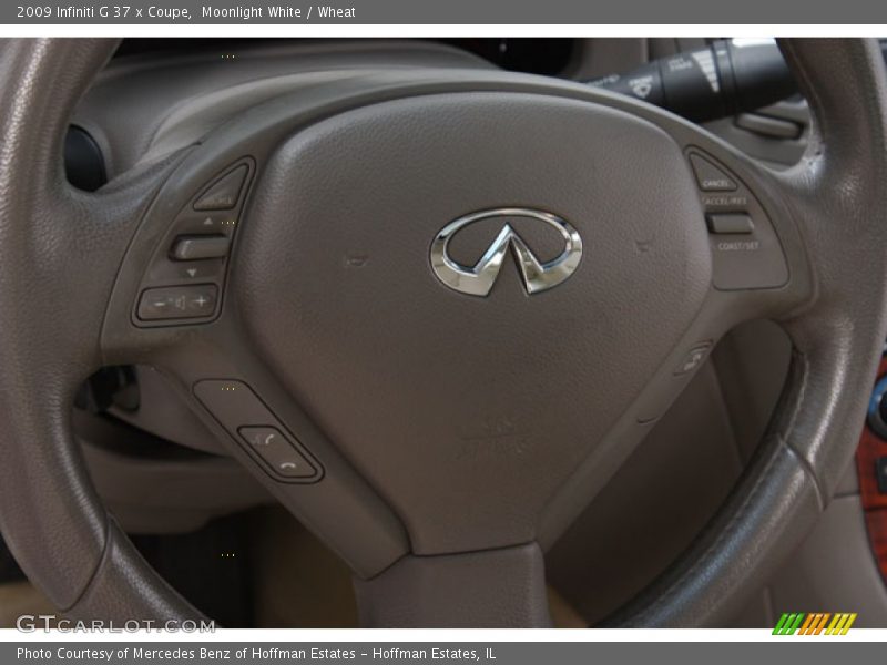 Moonlight White / Wheat 2009 Infiniti G 37 x Coupe