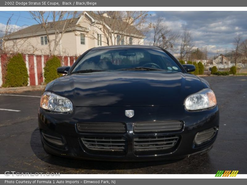 Black / Black/Beige 2002 Dodge Stratus SE Coupe