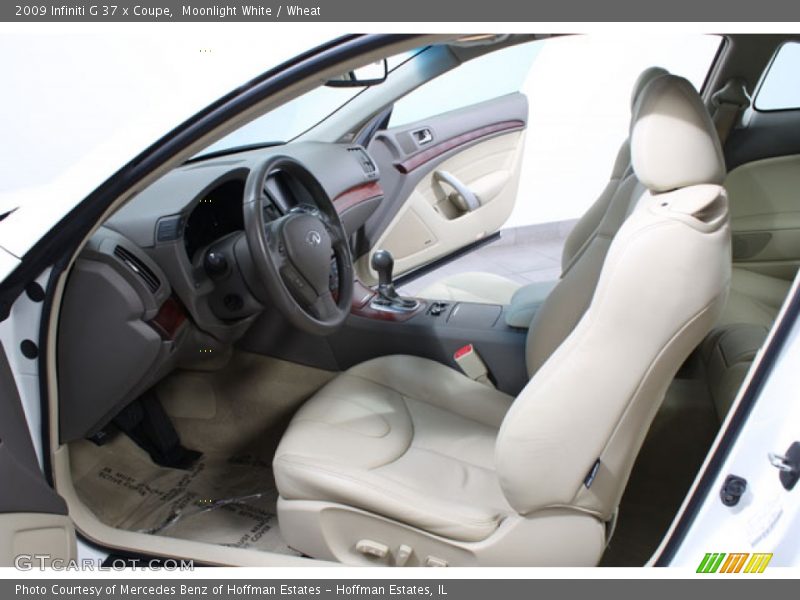 Moonlight White / Wheat 2009 Infiniti G 37 x Coupe