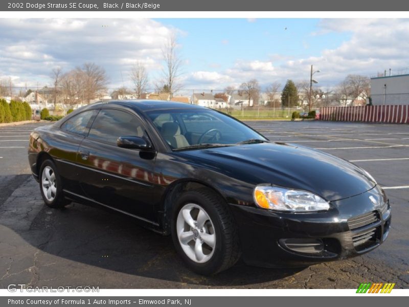Black / Black/Beige 2002 Dodge Stratus SE Coupe