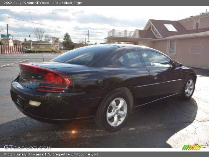 Black / Black/Beige 2002 Dodge Stratus SE Coupe