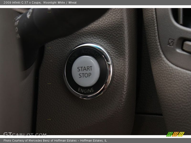 Moonlight White / Wheat 2009 Infiniti G 37 x Coupe