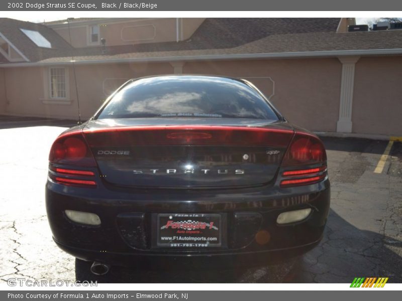Black / Black/Beige 2002 Dodge Stratus SE Coupe