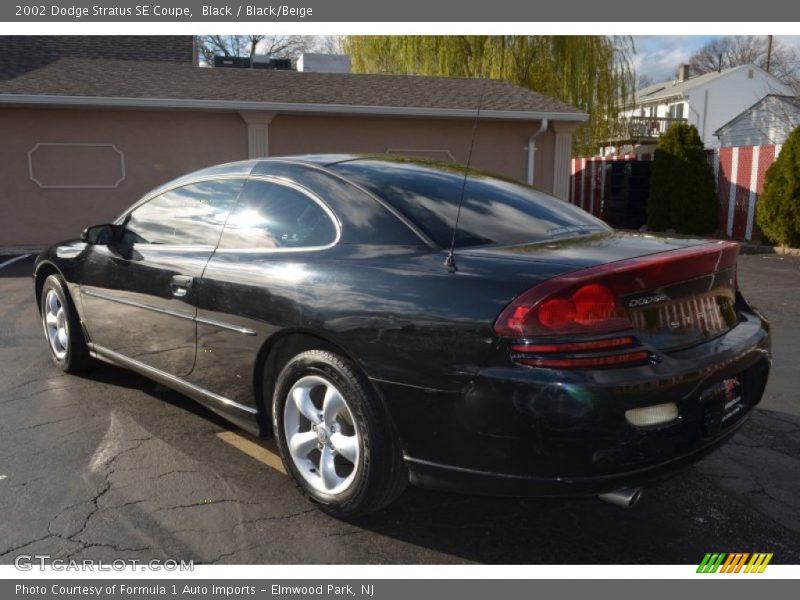 Black / Black/Beige 2002 Dodge Stratus SE Coupe