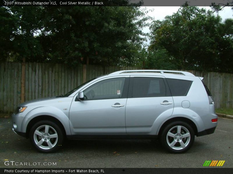 Cool Silver Metallic / Black 2007 Mitsubishi Outlander XLS
