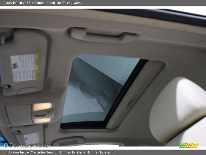 Moonlight White / Wheat 2009 Infiniti G 37 x Coupe