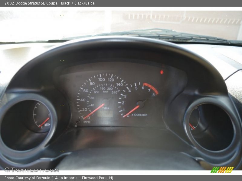  2002 Stratus SE Coupe SE Coupe Gauges